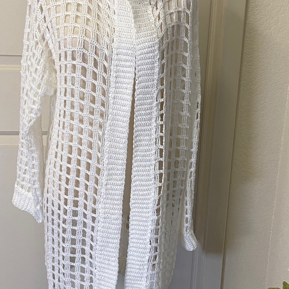 Cárdigan de crochet